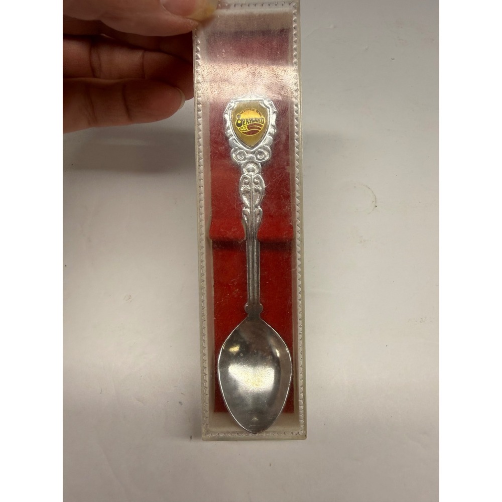 Vintage Opryland USA Nashville Tennessee Souvenir Collector Spoon with Case